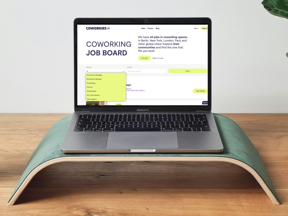 Custom Coworking Job Board